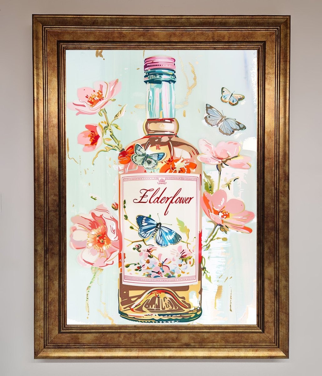 Elderflower Wine Framed Wall Art-7