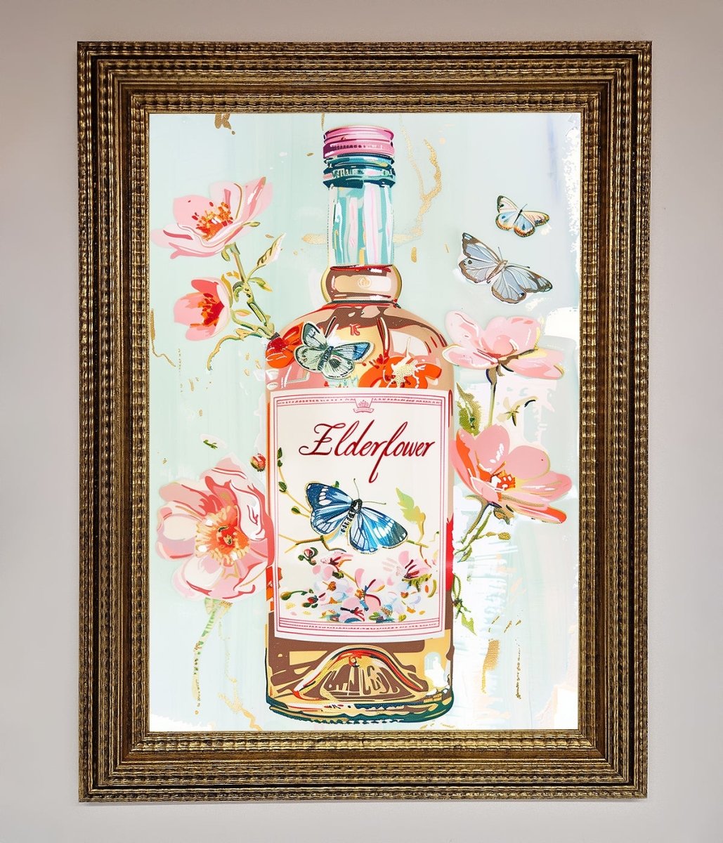 Elderflower Wine Framed Wall Art-15