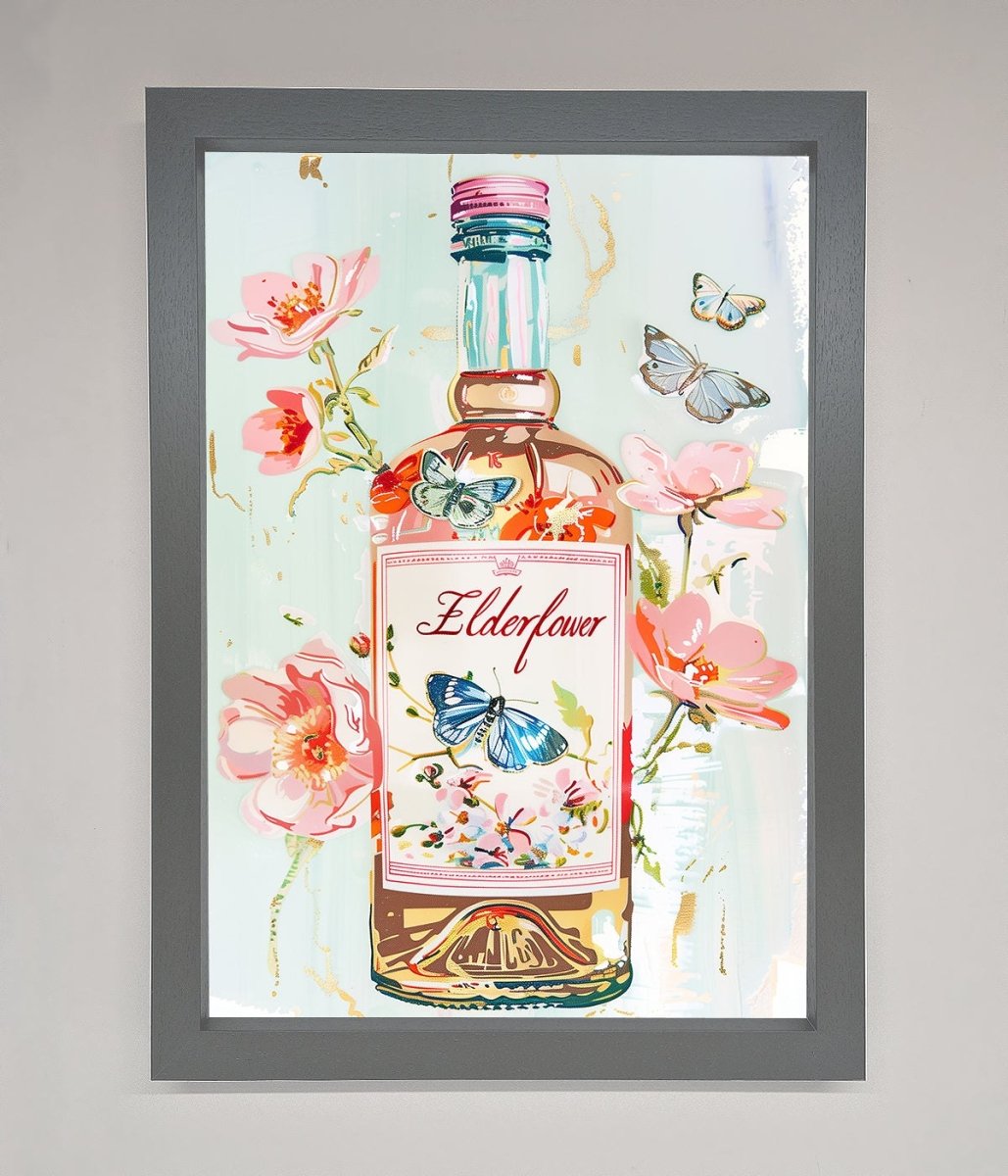 Elderflower Wine Framed Wall Art-0