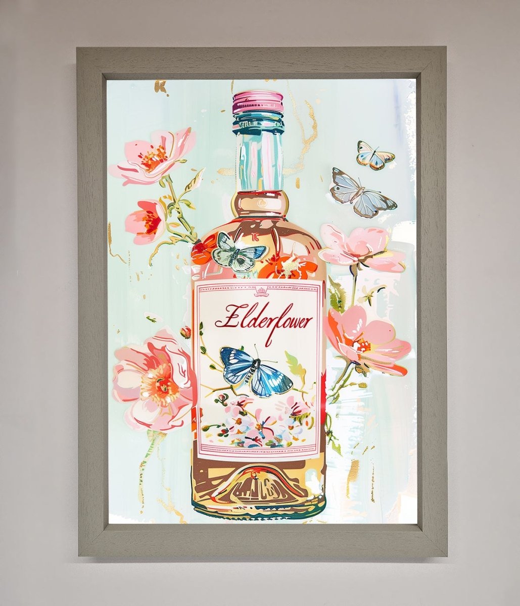 Elderflower Wine Framed Wall Art-3