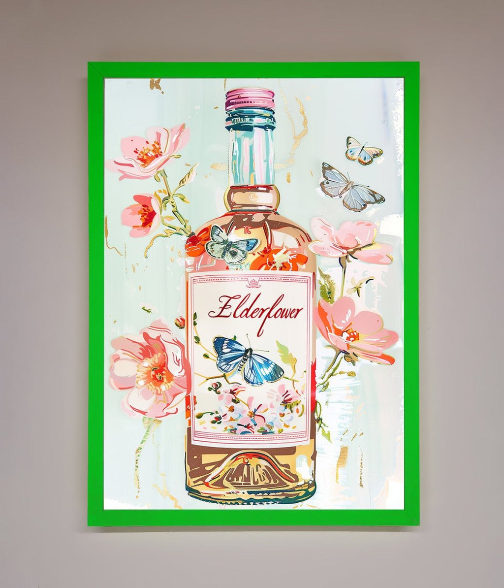 Elderflower Wine Framed Wall Art-11