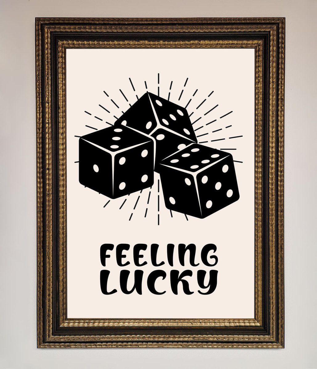 Feeling Lucky Framed Poster-11
