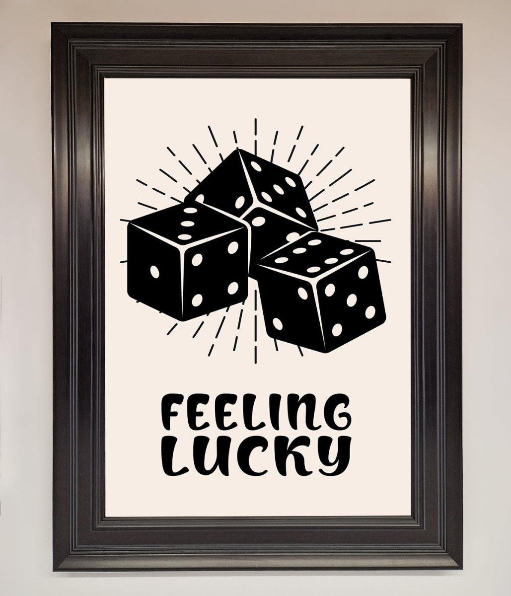 Feeling Lucky Framed Poster-15