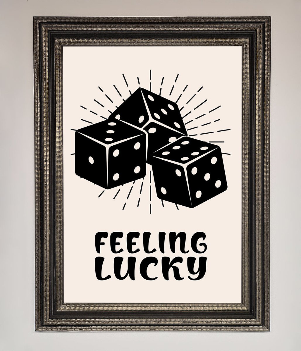 Feeling Lucky Framed Poster-13