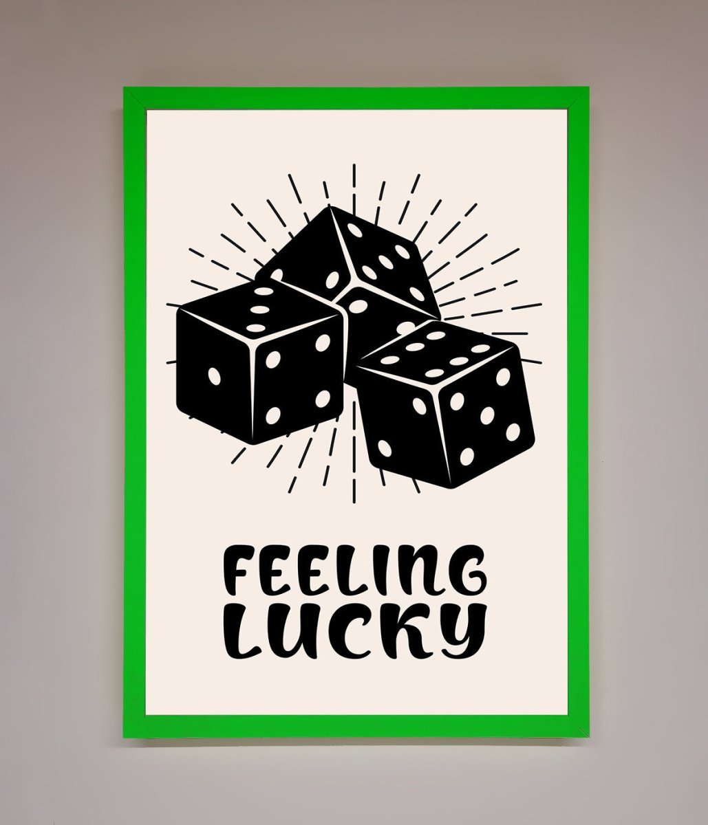 Feeling Lucky Framed Poster-8
