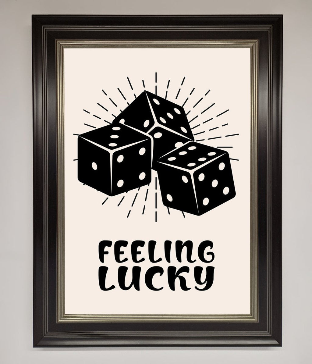 Feeling Lucky Framed Poster-16