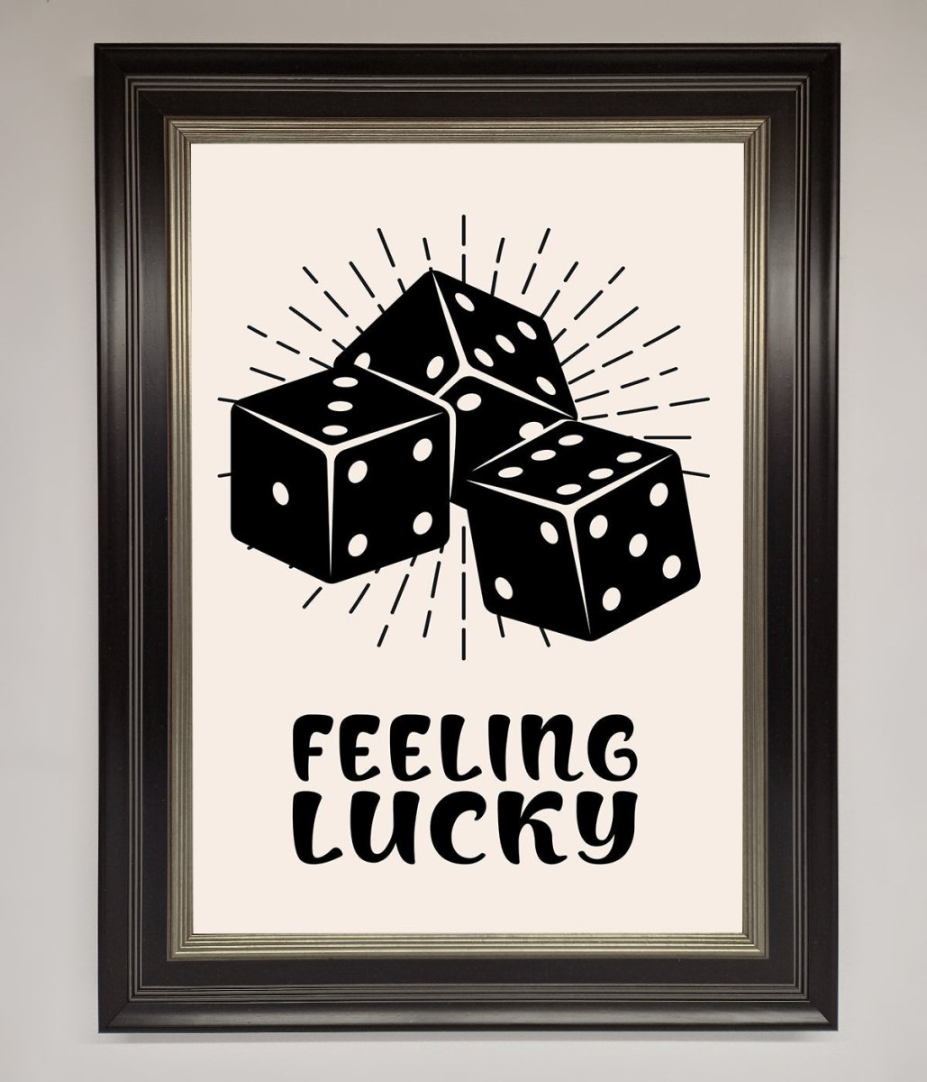 Feeling Lucky Framed Poster-16