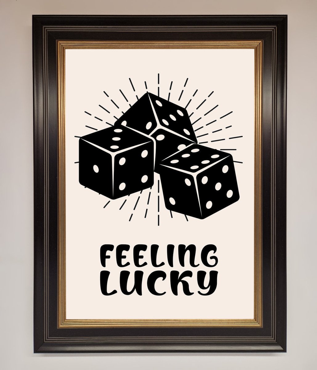 Feeling Lucky Framed Poster-17