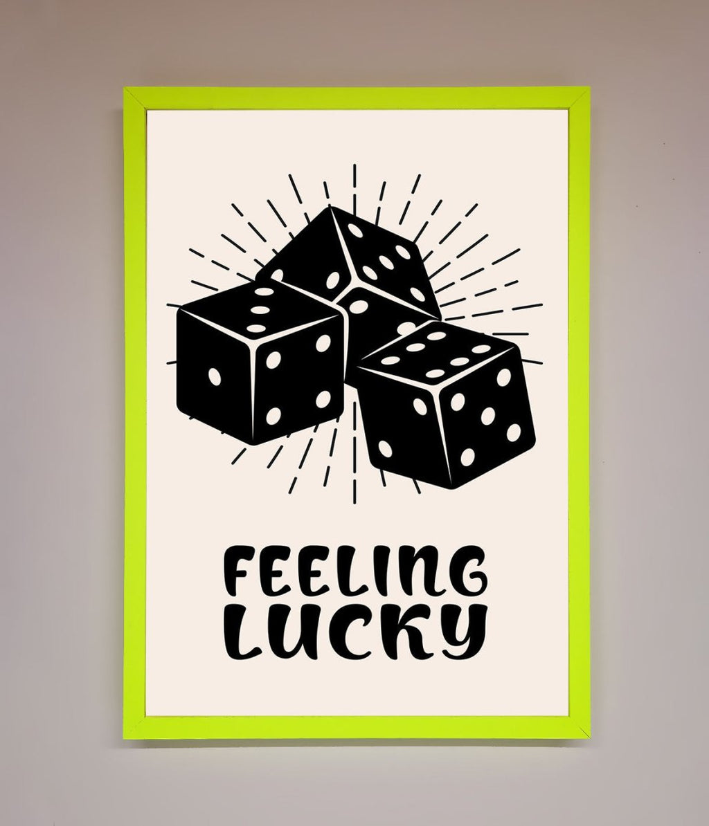 Feeling Lucky Framed Poster-7