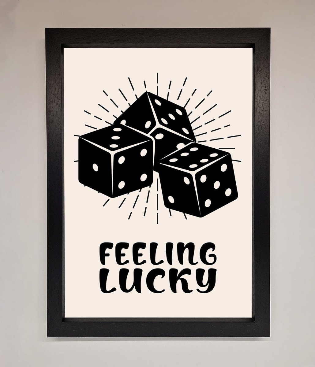 Feeling Lucky Framed Poster-1