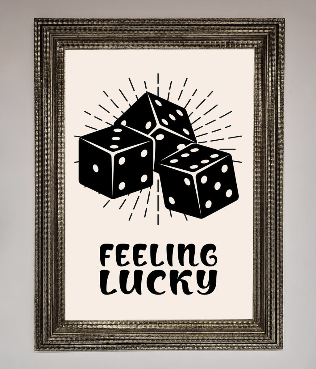 Feeling Lucky Framed Poster-10