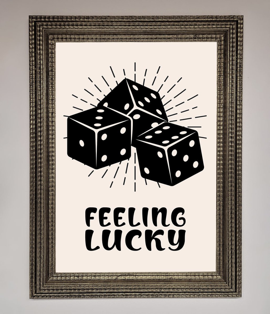 Feeling Lucky Framed Poster-10