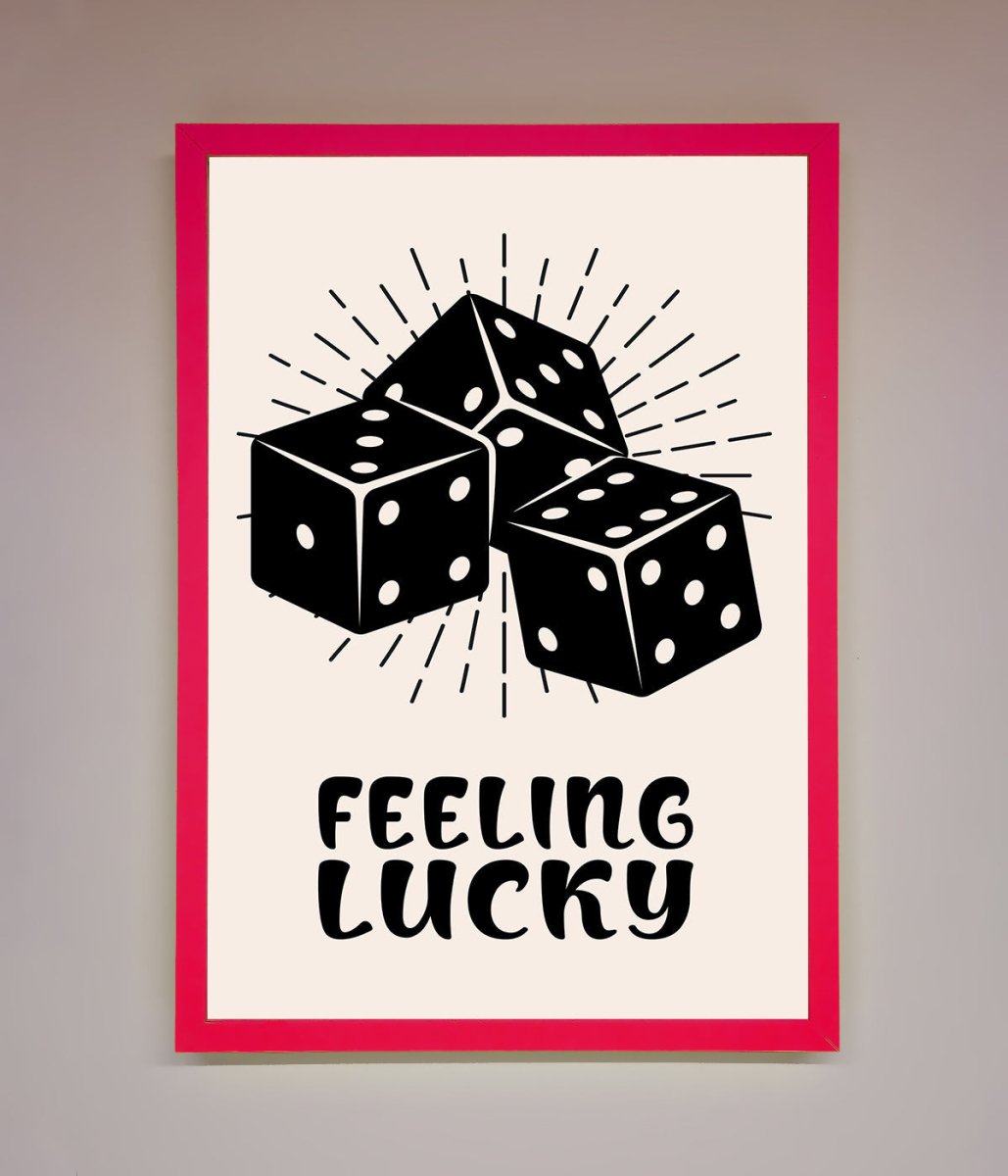 Feeling Lucky Framed Poster-0