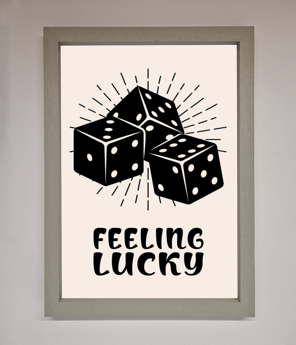 Feeling Lucky Framed Poster-3