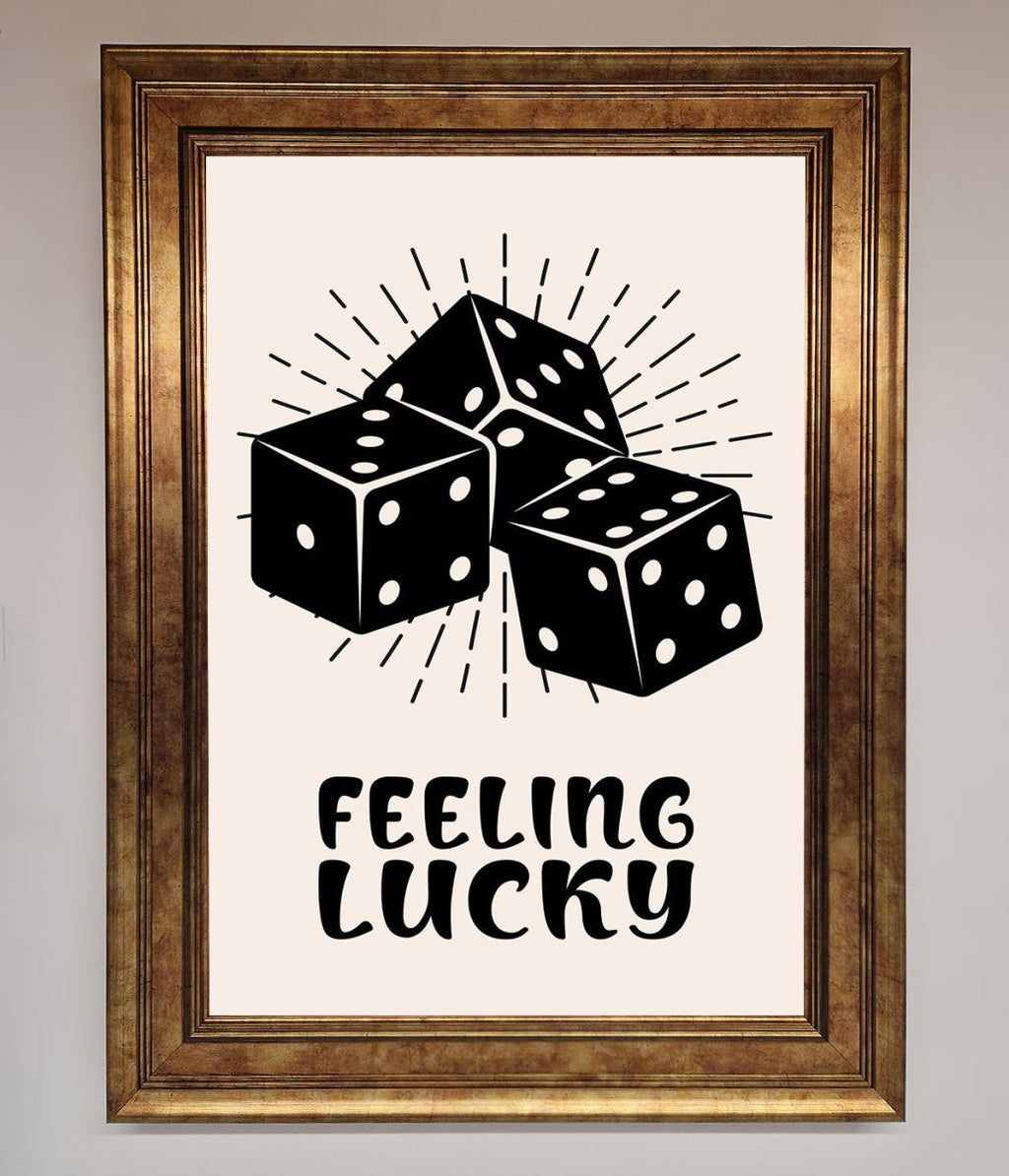 Feeling Lucky Framed Poster-12