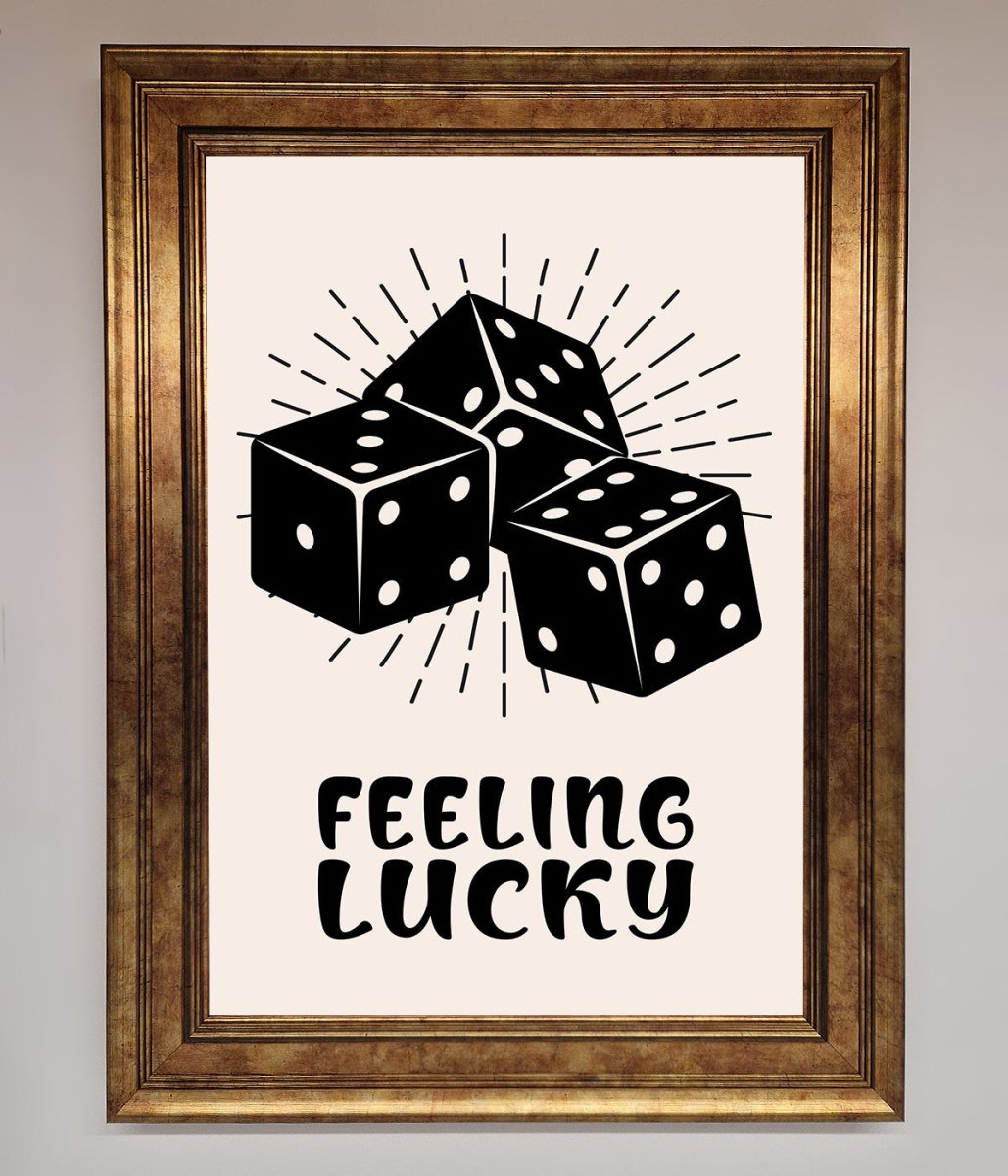 Feeling Lucky Framed Poster-12
