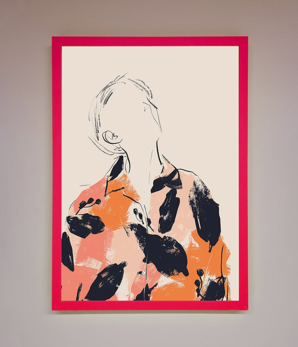 Floral Thinker Framed Wall Art-13