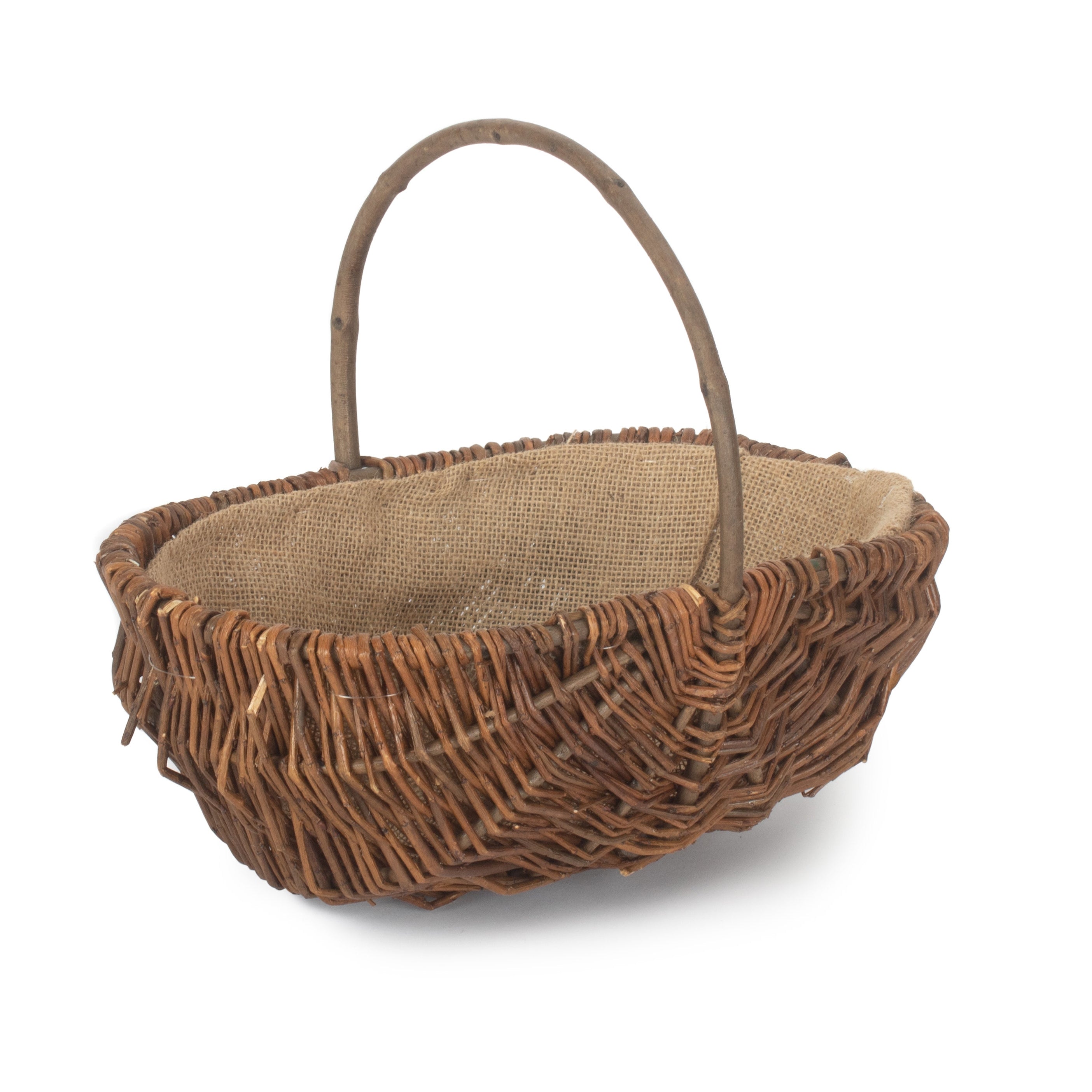 Oval Unpeeled Willow Garden Trug-3