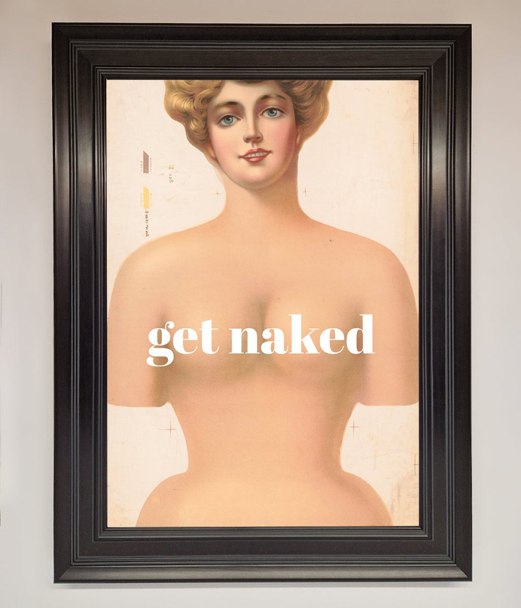 Get Naked Framed Poster-6