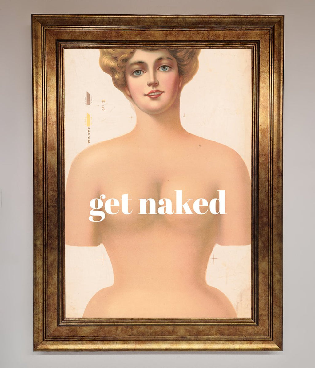 Get Naked Framed Poster-7