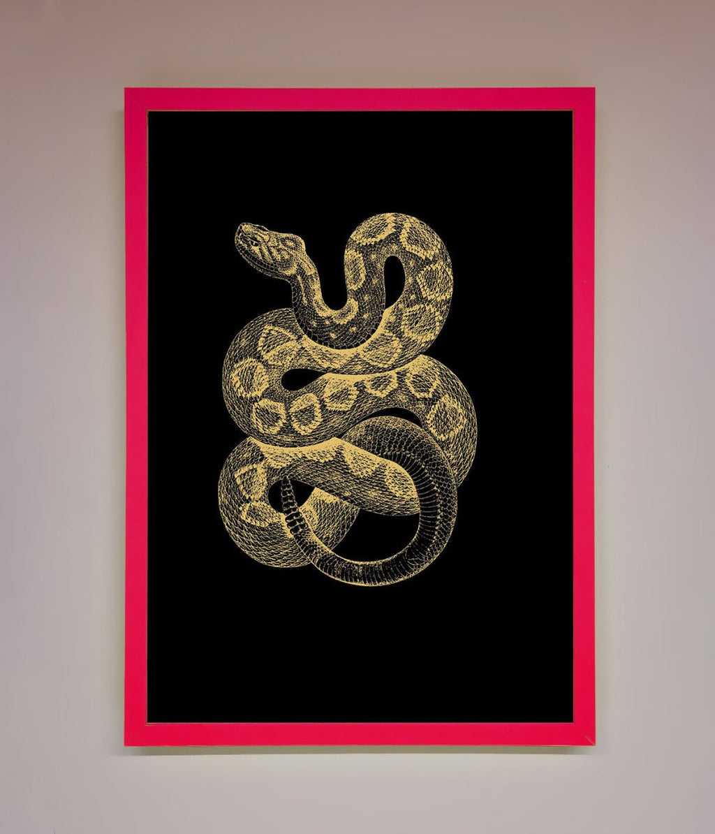 Golden Serpent Framed Wall Art-14