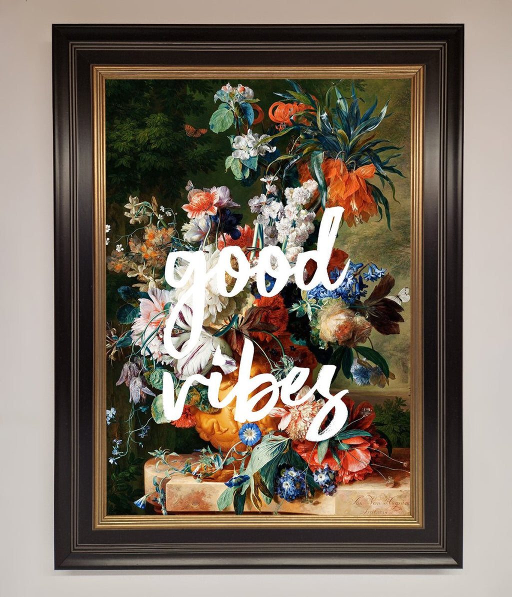 Good Vibes Framed Wall Art-9