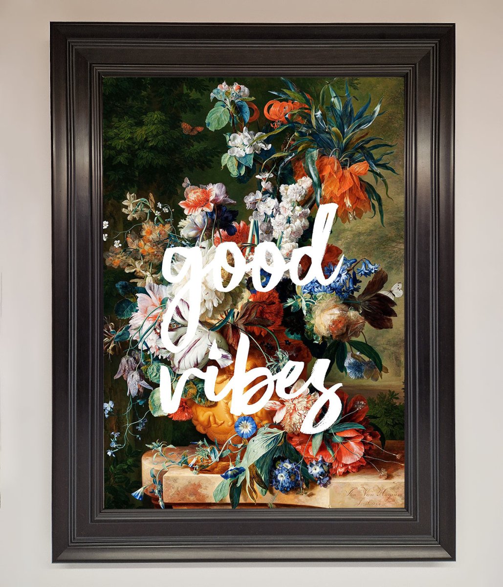 Good Vibes Framed Wall Art-6
