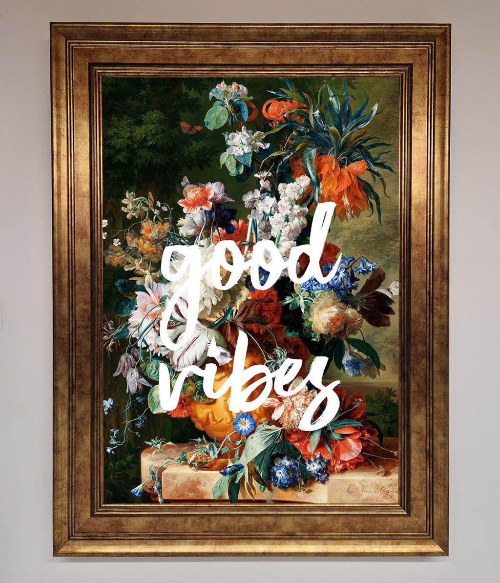 Good Vibes Framed Wall Art-7