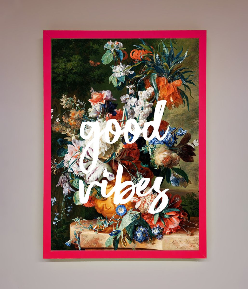 Good Vibes Framed Wall Art-14