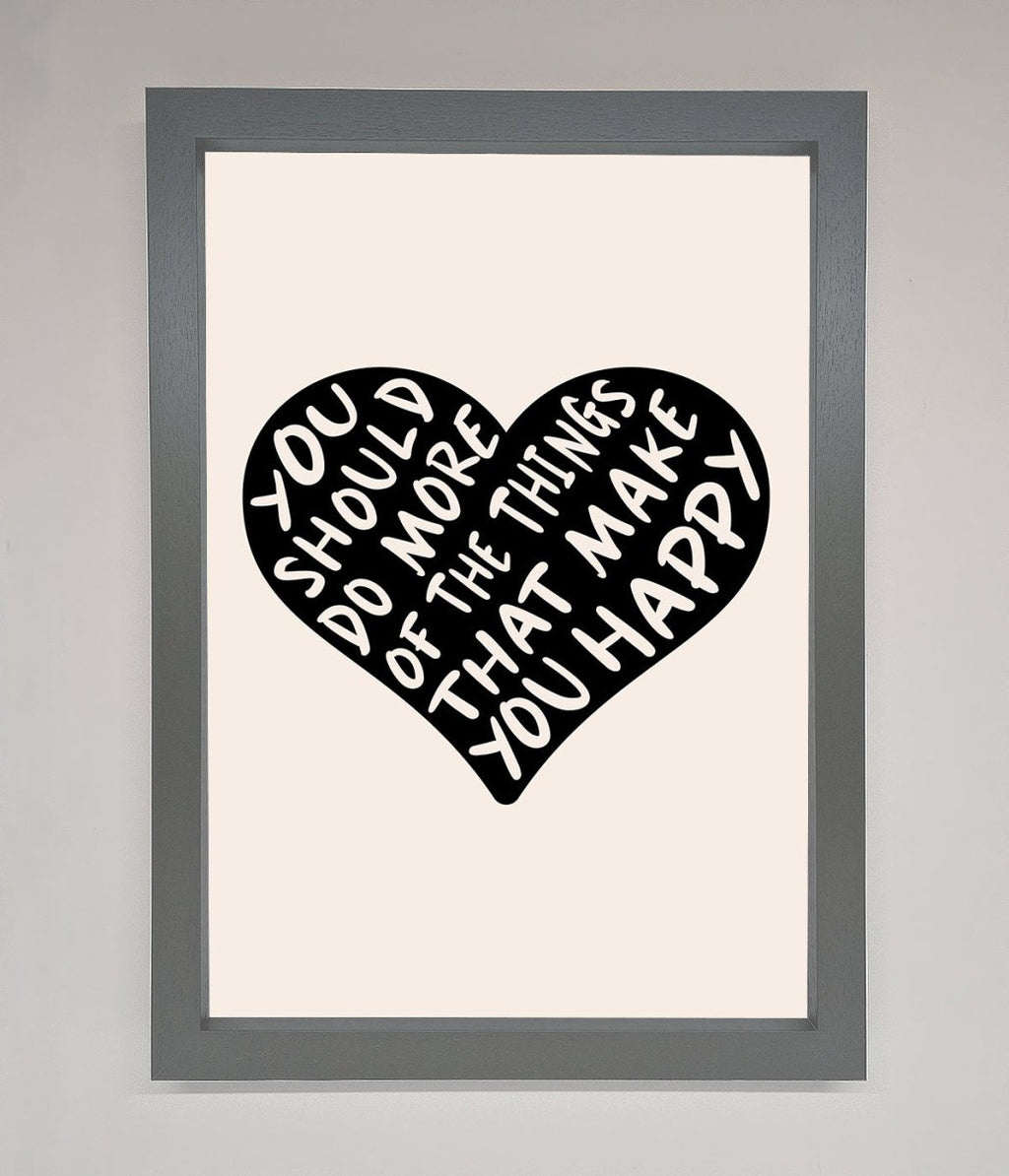 Happy Heart Framed Print-3