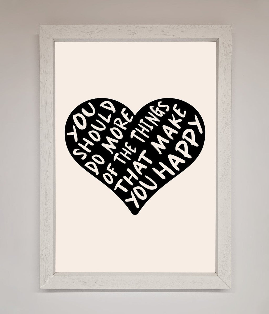Happy Heart Framed Print-0
