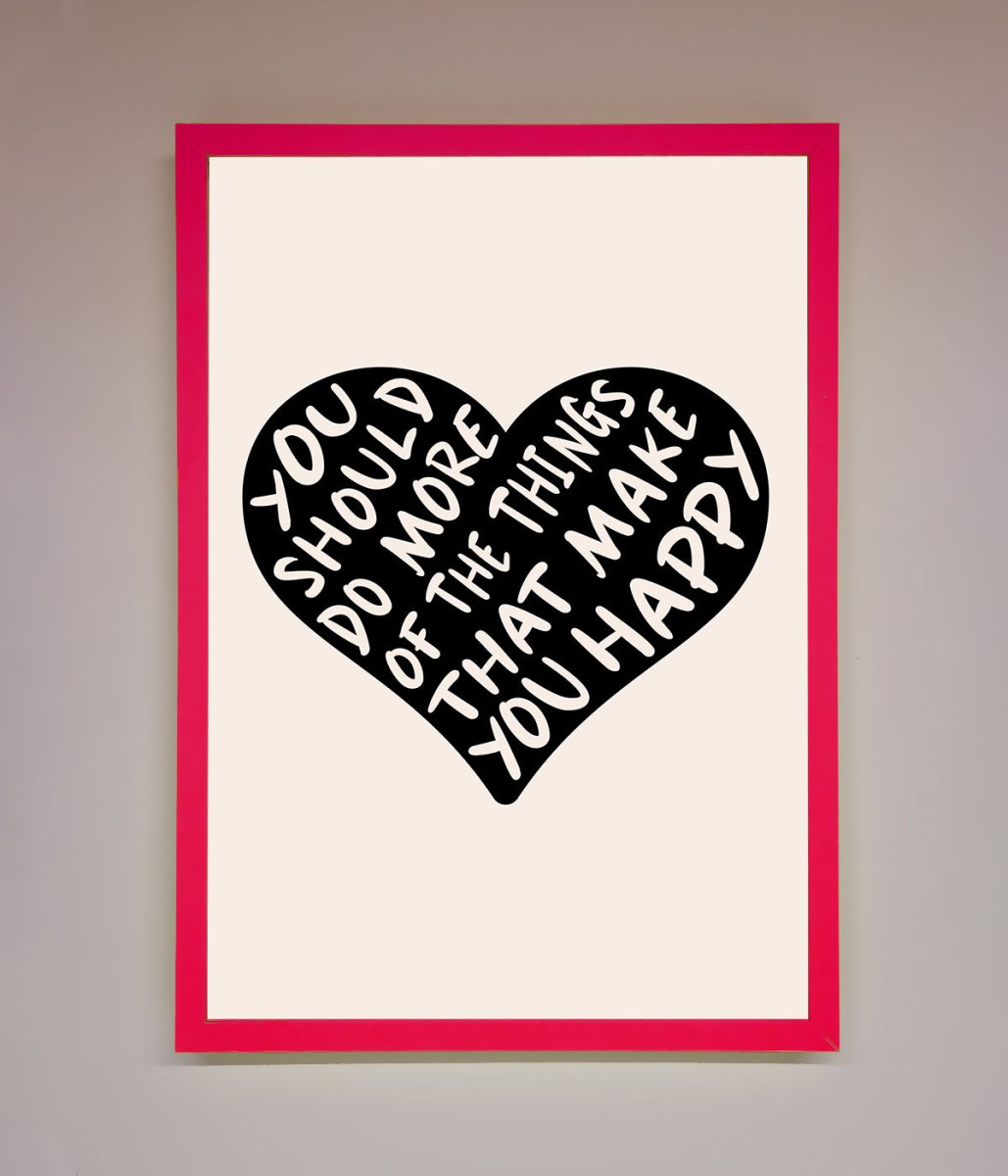 Happy Heart Framed Print-5