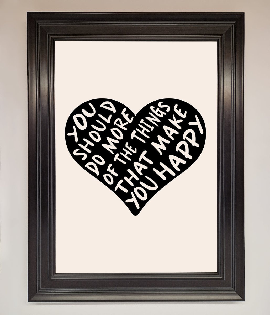 Happy Heart Framed Print-16