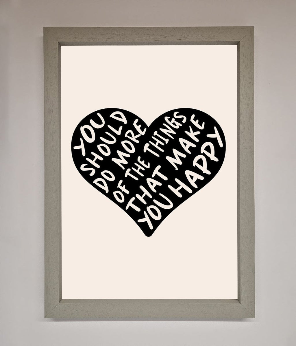 Happy Heart Framed Print-2