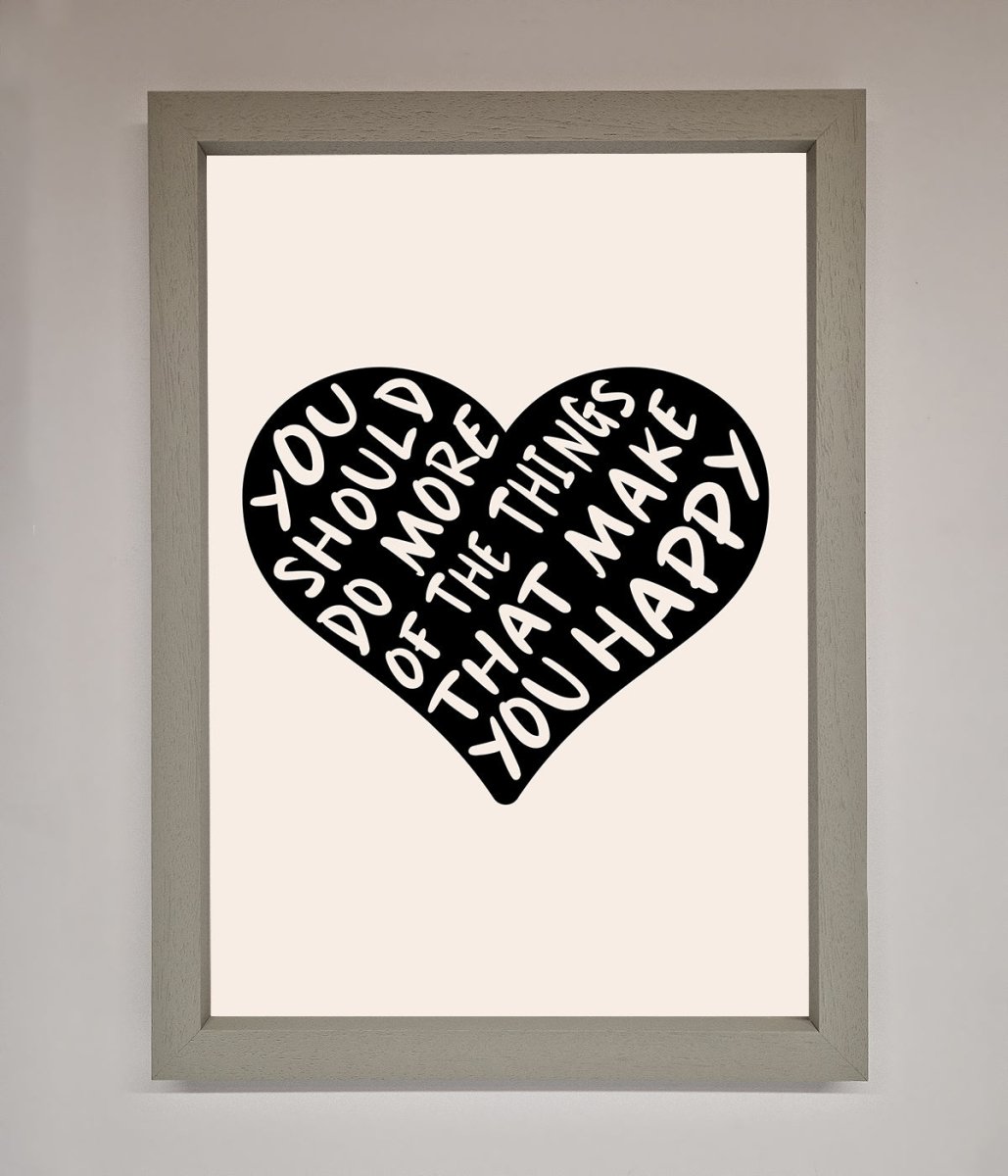 Happy Heart Framed Print-2