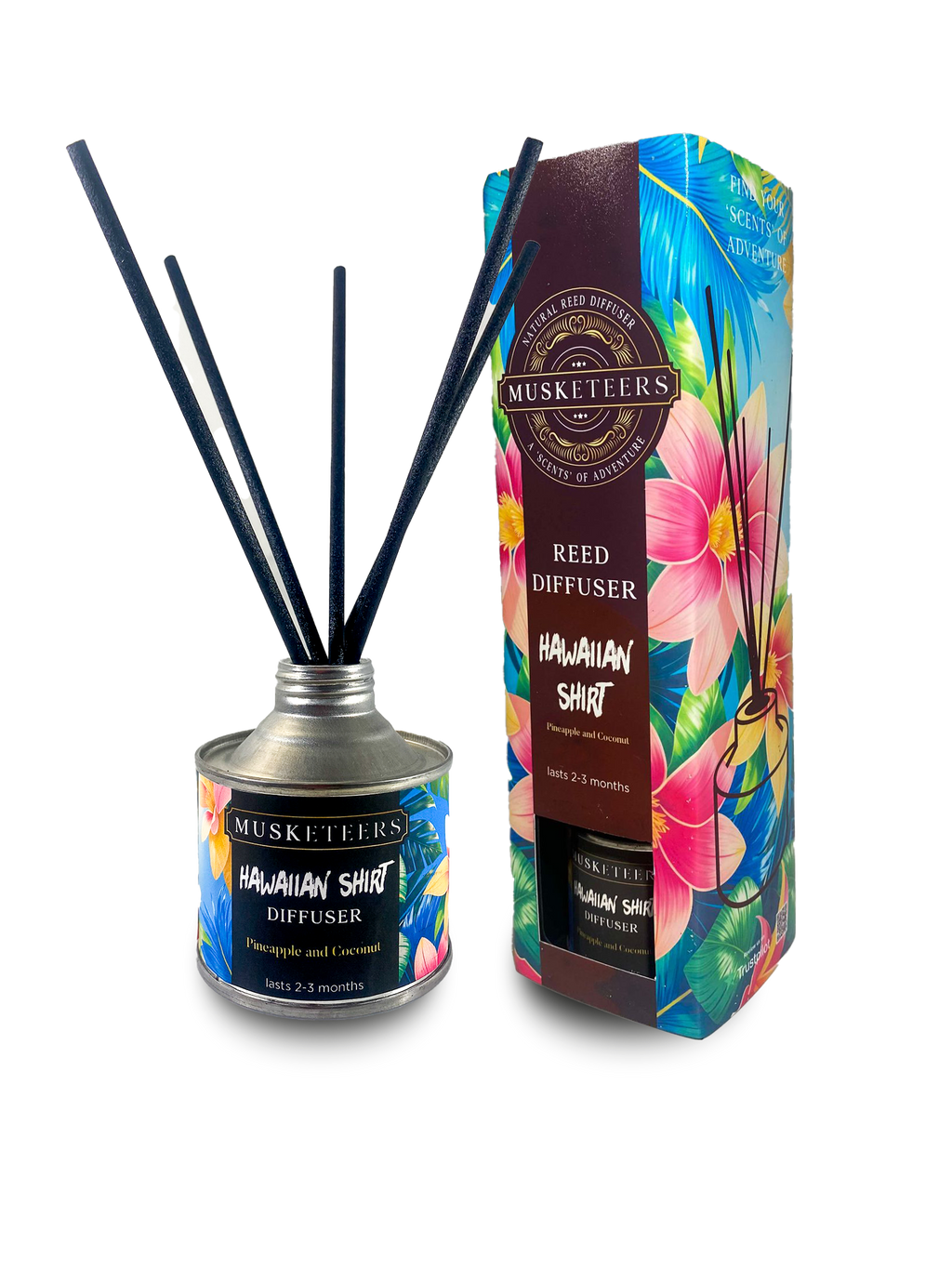 Hawaiian Shirt - Pineapple & Coconut Reed Diffuser-0