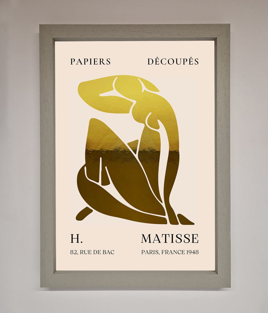 Henri Matisse Figure Foil Print-7