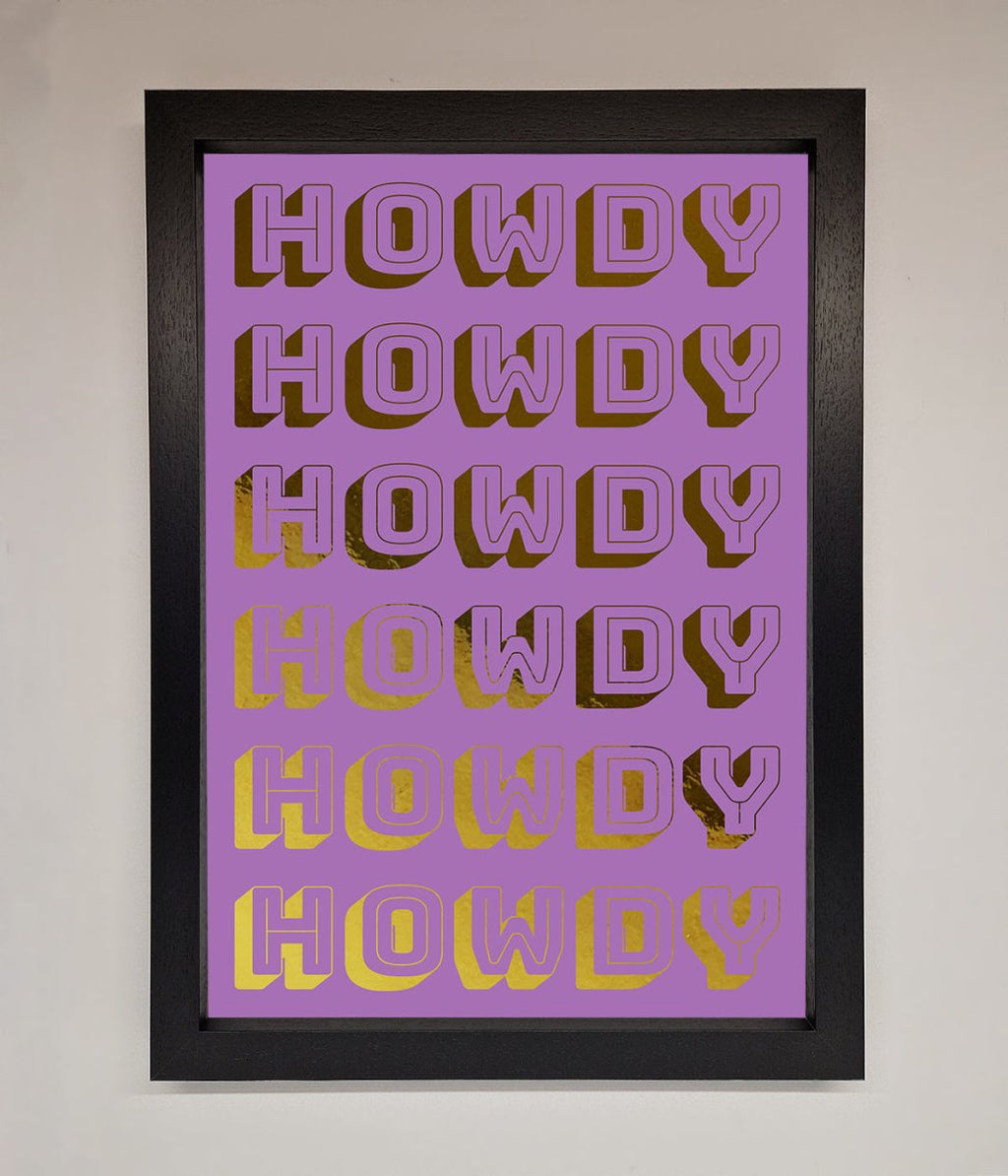 Howdy Foil Print-5
