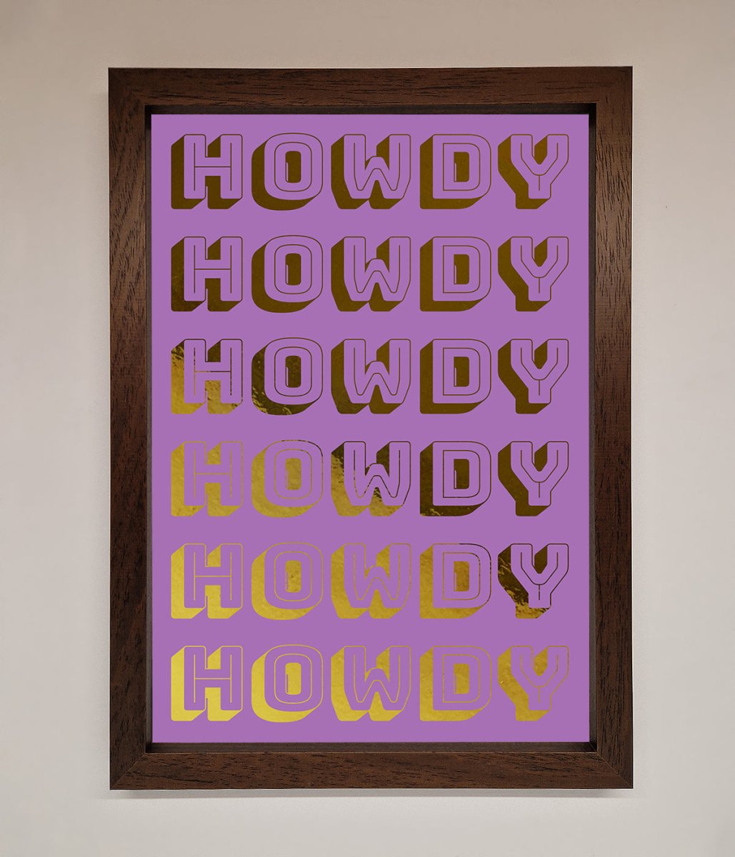 Howdy Foil Print-9