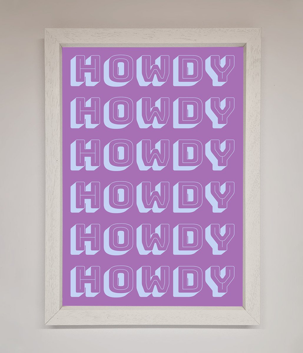 Howdy Howdy Framed Poster-0