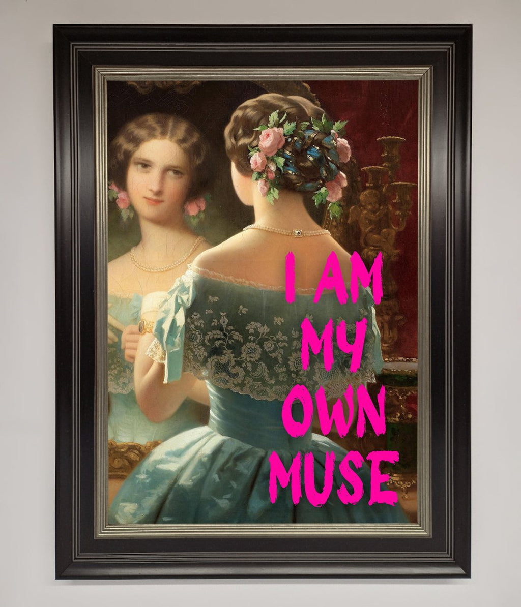 I Am My Own Muse Framed Print-16