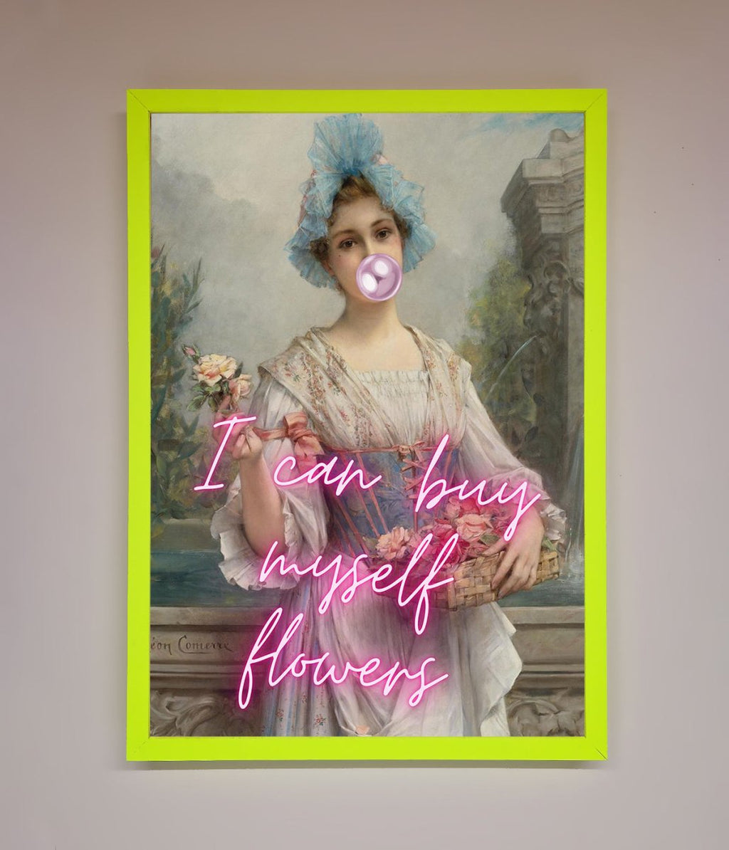 I Can Buy Myself Flowers Framed Print-8