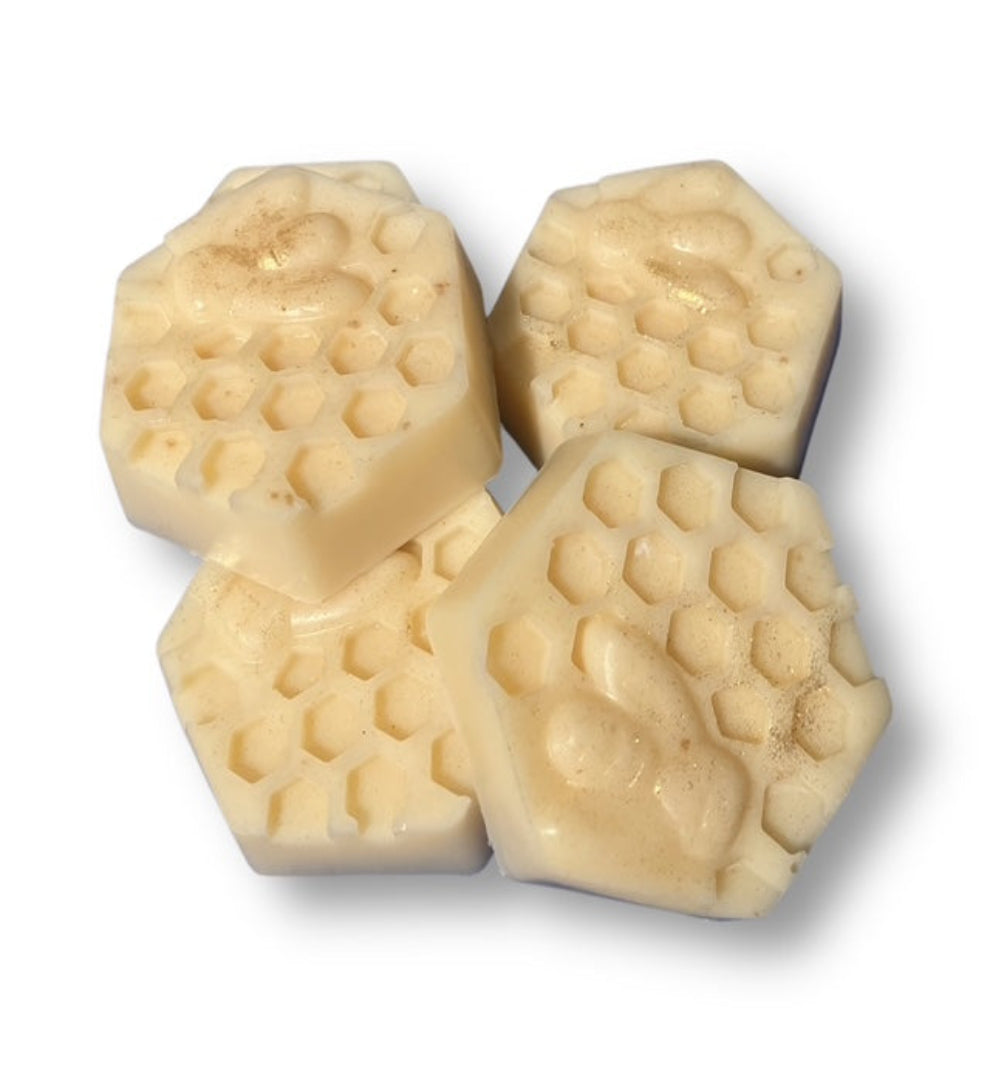Solid Beeswax Lotion Bar in Rosewood, Vetiver and Bergamot with Shea and Cocoa Butter, Coconut Oil and Vitamin E-1