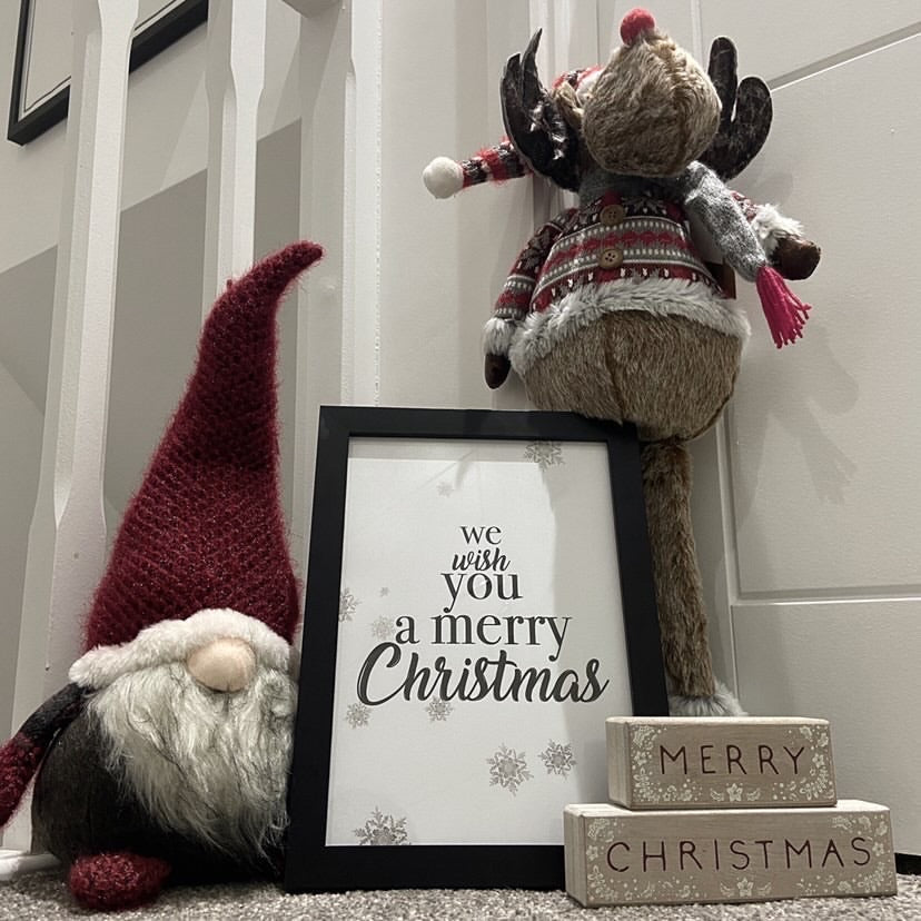 We Wish You A Merry Christmas Seasonal Wall Home Decor Print-0