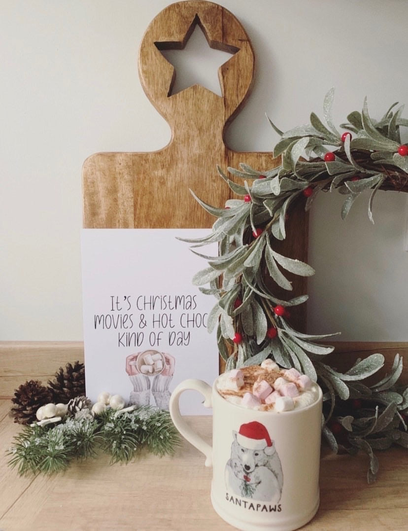 It's Christmas Movies Xmas Seasonal Wall Home Decor Print-0