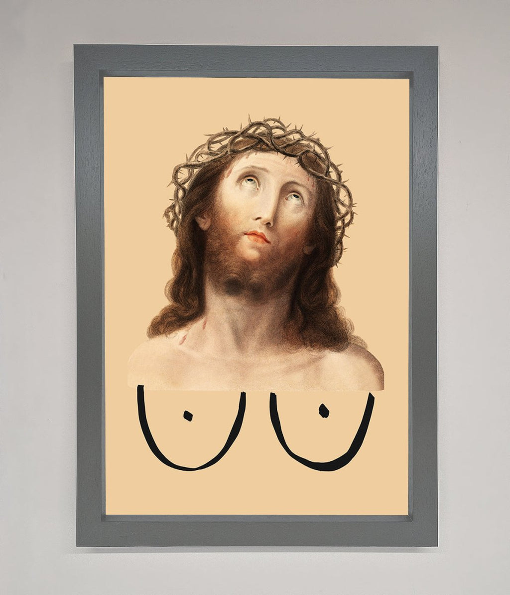 Jesus Breasts Framed Poster-4
