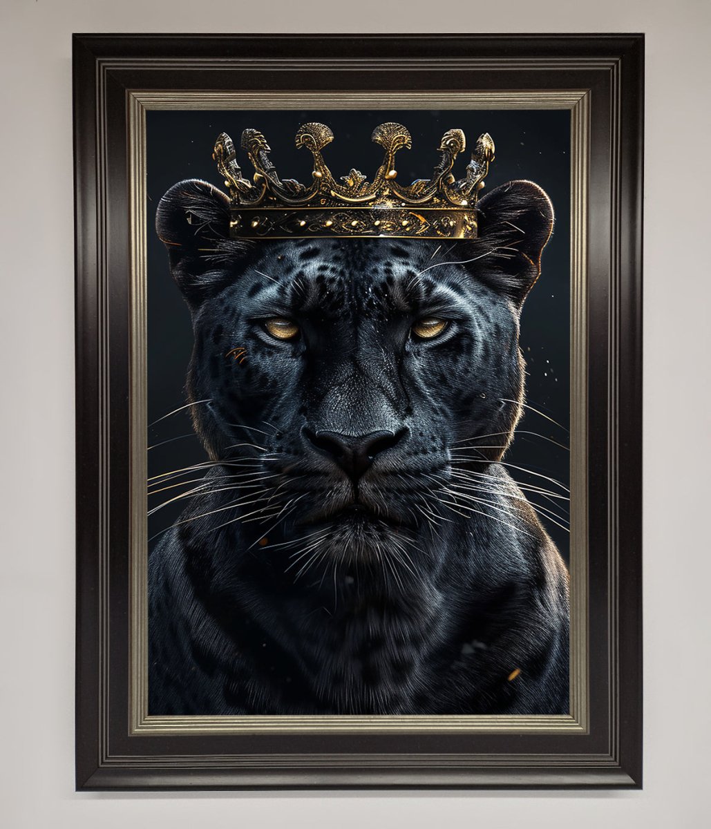 King Panther Framed Wall Art-7