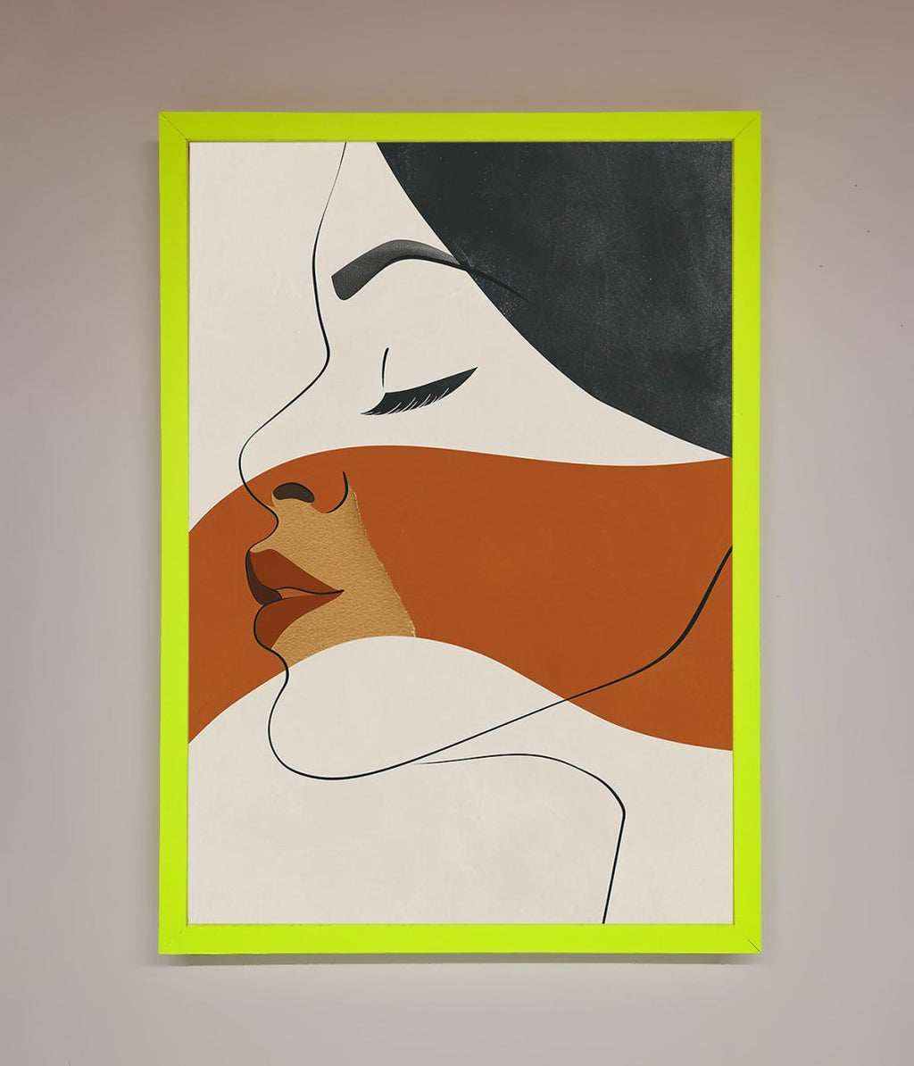 Line Drawing Flow Framed Wall Art-12