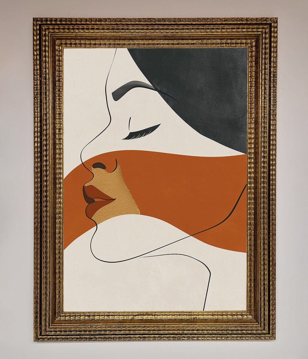 Line Drawing Flow Framed Wall Art-15