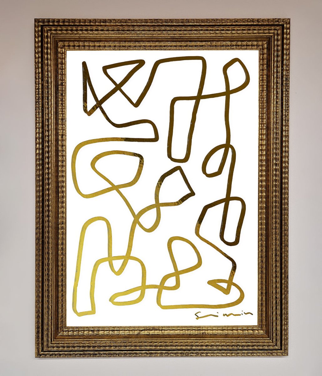 Line Squiggle Foil Print-15
